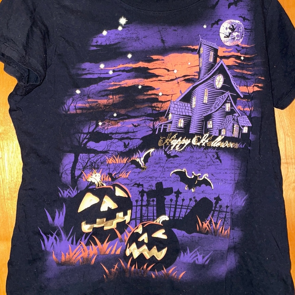 Halloween short sleeve T shirt - Picture 2 of 4